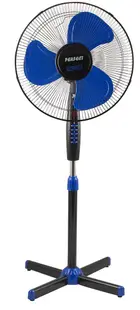 Ventilator Perfect - FM-3237, 3 viteze, 41 cm, negru/albastru