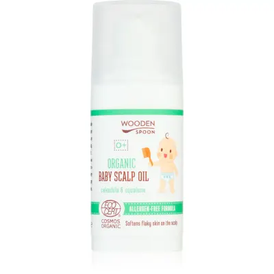 WoodenSpoon Organic ingrijirea scalpului pentru nou-nascuti si copii 15 ml