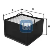 Filtru combustibil UFI 26.064.00