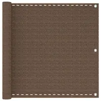 vidaXL Ecran de balcon Maro 75 x 700 cm HDPE și Aluminiu