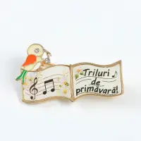 Brosa martisor Triluri de primavara