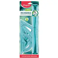 Trusa geometrie, 4 piese, Incassable, Maped Flex