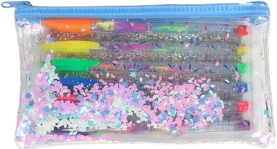 Pixuri gel colorate Cerda Stitch - 6 bucăți, în penar