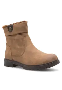 Botine dama - Maro - Textil H221008
