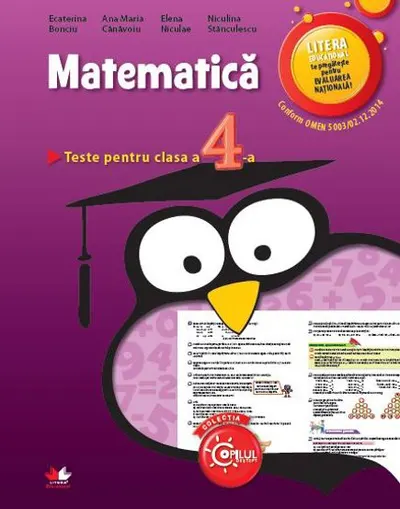 MATEMATICA. Teste pentru clasa a IV-a (Evaluare nationala)
