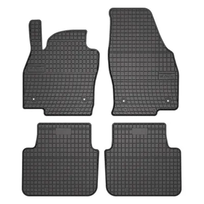 Set covorase cauciuc 4 piese BASIC, fata spate negru, potrivit SKODA SCALA 02.19