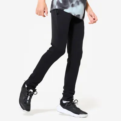 Pantalon de trening respirant 900 Educație fizică Negru Copii