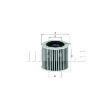 Filtru ulei MAHLE ORIGINAL OX 416D2