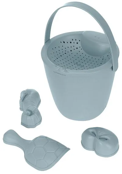 Set de jucării de nisip Lassig - Splash & Fun, albastru, 5 buc