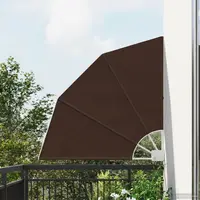 vidaXL Ecran de intimitate pentru balcon 115 x 115 cm Poliester Maro