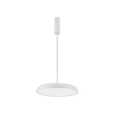 Lampa suspendata LINUS Nisipiu Alb Aluminiu & Acrylic LED 40W 220-240V 2541Lm IP20 Remote Control Included 2700-4000K CCT Dimabil