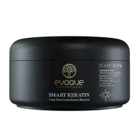 Masca de Par cu Keratina, EVOQUE Smart Keratin, 500 ml - Tratament Intensiv Profesional pentru Hidratare, Stralucire si Protectia Culorii