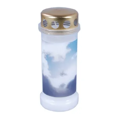 Candela Bolsius Nr. 6 cu Capac Cer, Alb