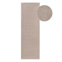Covor tip traversă bej 80x240 cm Perles Tourmaline – Elle Decoration