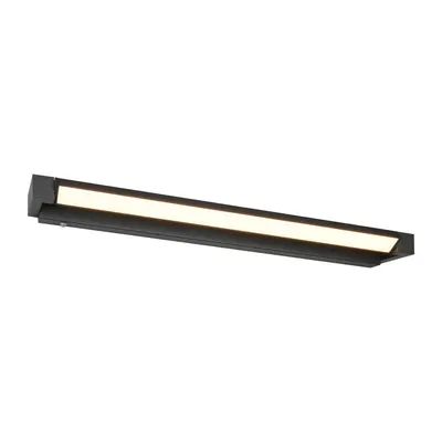 Aplică de perete negru-mat LED Fabrizio – Trio