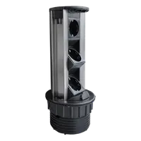 Coloana Prize Incorporabile in Blat 6 Module Negru