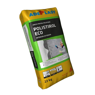 Adeziv polistiren Adeplast Polistirol Eco interior/exterior 23 kg