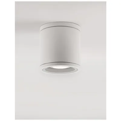 Plafoniera CERISE Alb Aluminiu turnat Aluminiu & Sticla Diffuser GU10 1x35 Wat 220-240 Volt 50Hz -IP54