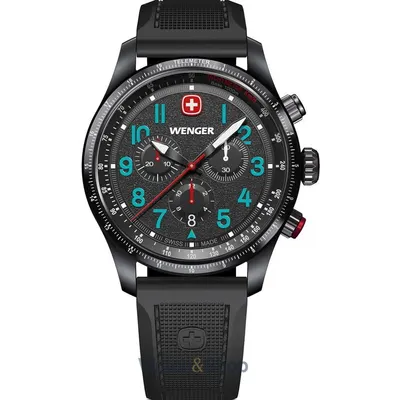 Ceas Wenger Wenger 01.0543.116 Mens Watch Terragraph Chrono 43mm 10ATM
