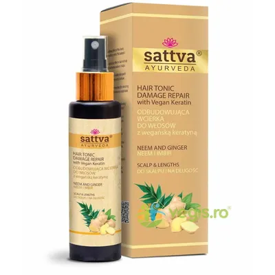 Tratament pentru Scalp si Par cu Neem si Ghimbir 100ml