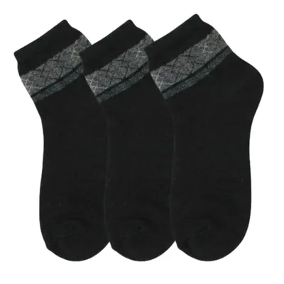 Set 3 perechi șosete, Antonio, pentru bărbați, negru