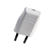 Two Pin Plug 6a White