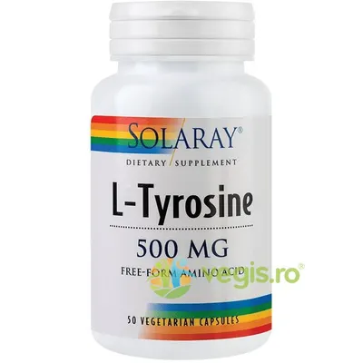 L-Tyrosine (L-Tirozina) 500mg 50cps vegetale Secom