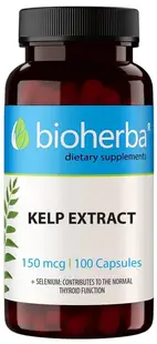 Kelp Exract, 150 mcg, 100 capsule, Bioherba