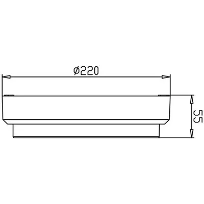 Bulkhead Round 18w White 6500k