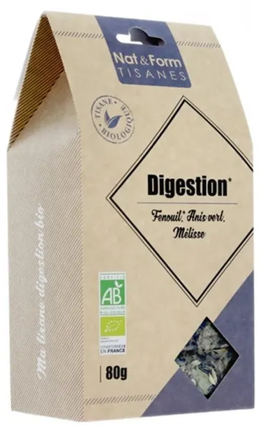 Amestec bio pentru o digestie bună, 80 g, Nat&Form