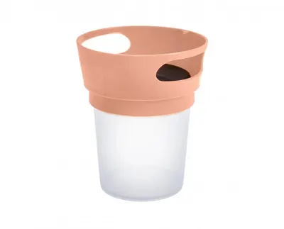 Recipient pentru gustari cu capac BabyJem Roz