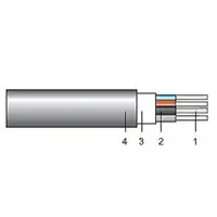 Cablu din aluminiu AC2XY 3X185+95 MULTIFILAR cu izolatie XLPE si manta de PVC