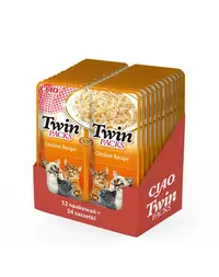 INABA Twin hrana complementara pisica 24x40 g pui in supa