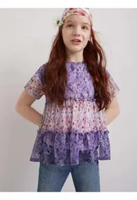 Tricou cu imprimeu din bumbac