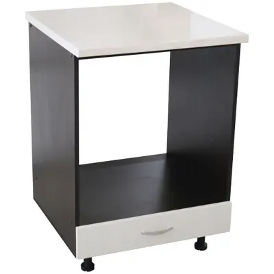 Corp pentru cuptor incorporabil cu sertar Sofia, cu blat Travertin, 60 x 85 x 60 cm