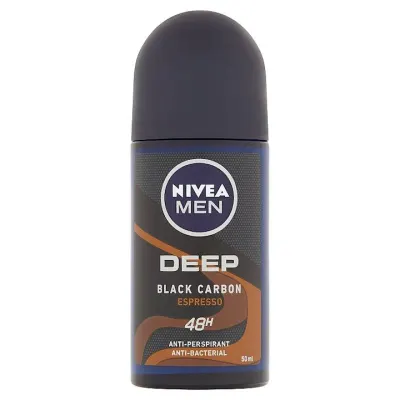 Deodorant roll on Engros Nivea 50ml Men Deep Black Carbon Espresso