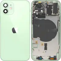 Capac Baterie Apple iPhone 12, Cu Carcasa Mijloc, Verde, Swap