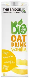 Băutură organică din ovăz cu vanilie, 1 l, The Bridge