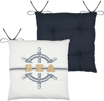 Pernă de scaun STOF - Martitime, 38 x 38 cm, Navy
