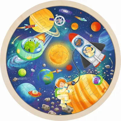 Puzzle pentru copii Goki - Cosmos