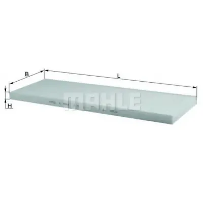Filtru, aer habitaclu MAHLE ORIGINAL LA 123