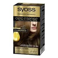 Vopsea păr, Syoss, Oleo Intense 5-86, maro caramel