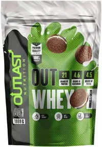 OutWhey, Cookies and cream, 1800 g, Outlast Nutrition