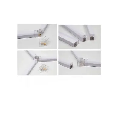 Conector pentru LED tub tip T5 Drept/ V/L/Y/T/ Cod: CON-HEX