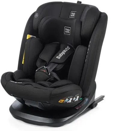 Scaun auto Babyauto - Cario, 360°, IsoFix, i-Size, 40-150 cm, Black Cross