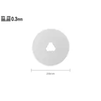 Set RB28-10 - lame japoneze rotunde de 28 mm. 10 bucati. Olfa