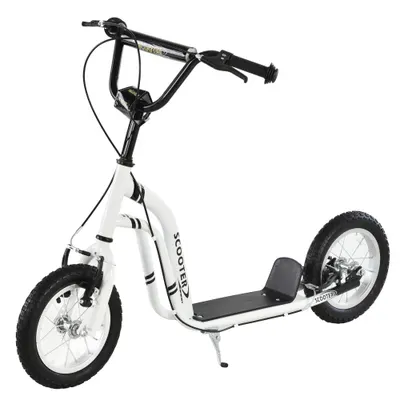 HOMCOM Trotineta copii 5+ ani inaltime reglabila frane duble anvelopa gonflabila