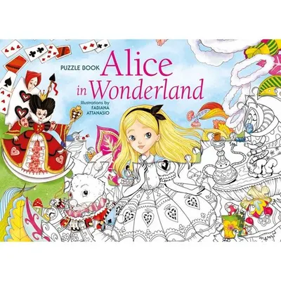 Alice in Wonderland Puzzle Book