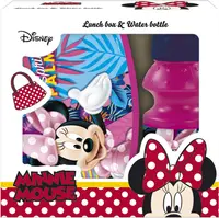 Set Derform Minnie Mouse - Spring Palms, sticlă și cutie pentru mâncare