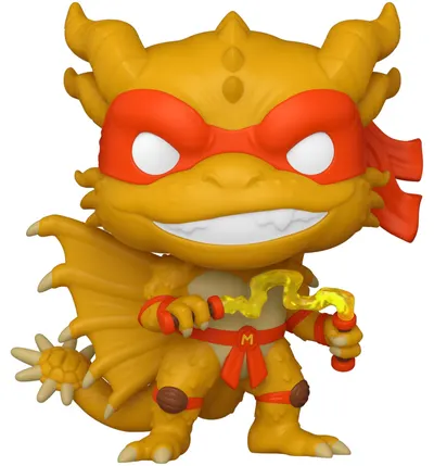 Figurină Funko POP! Animation: TMNT x Godzilla - Michelangelo x King Ghidorah #2344